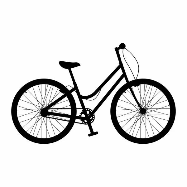 Side view of a bike — Stock Vector