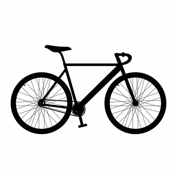 자전거의 측면 보기 — 스톡 벡터