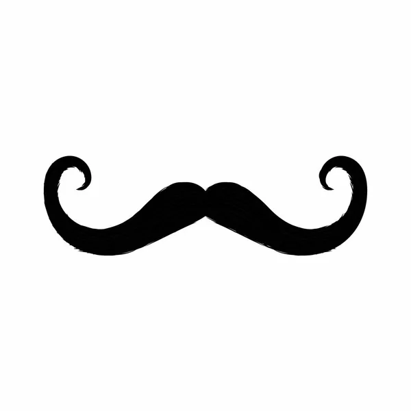 Moustache mignonne abstraite — Image vectorielle