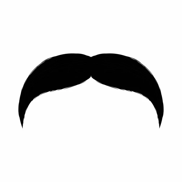 Abstract cute mustache — Stock Vector
