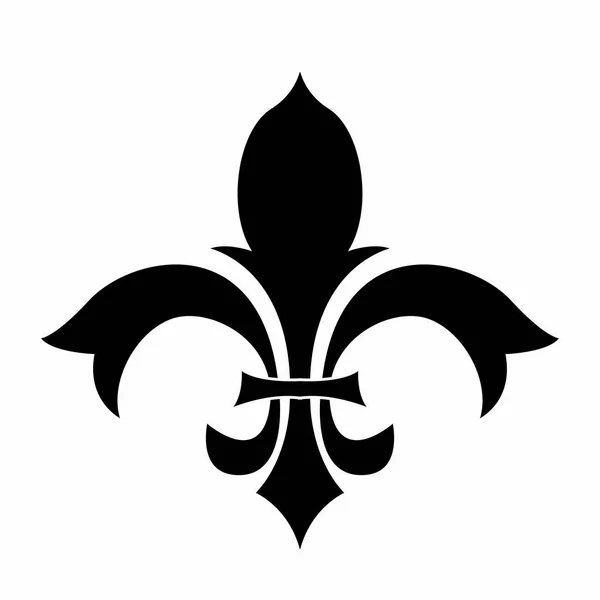 Геральдическая эмблема Лилии — стоковый вектор