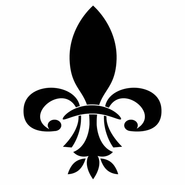 Геральдическая эмблема Лилии — стоковый вектор