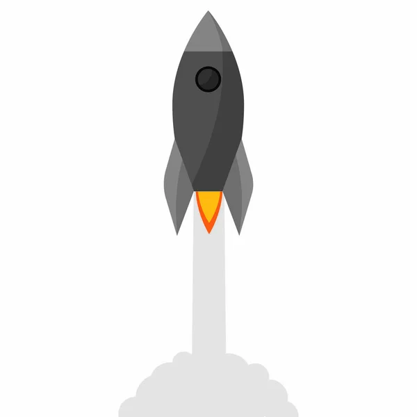 Rakete im Flug — Stockvektor