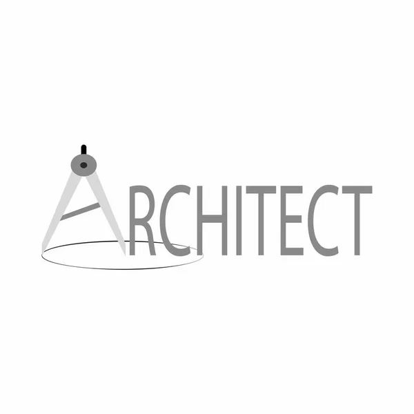 Abstract architect icon — Stock Vector