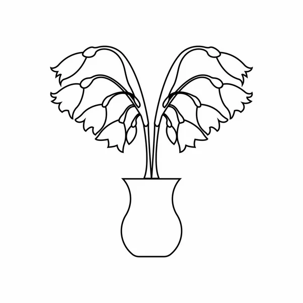 Planta de dibujo lindo — Vector de stock