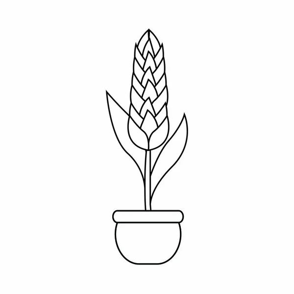 Niedliche Ziehpflanze — Stockvektor