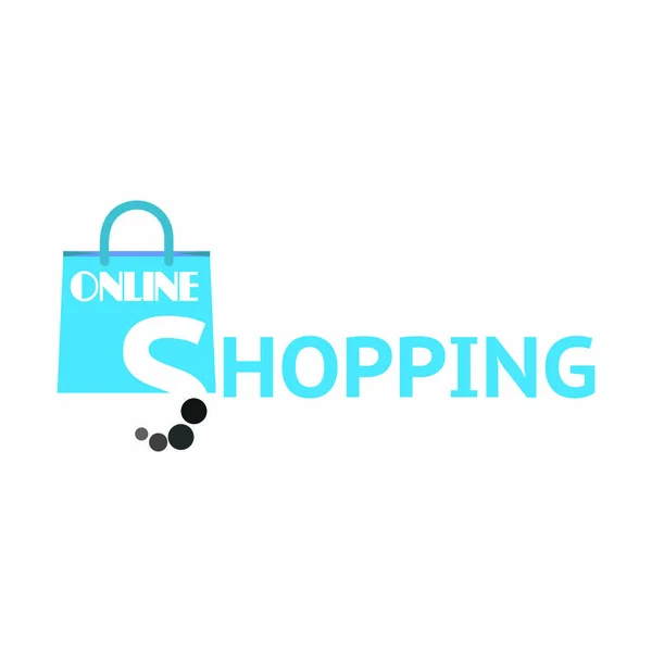 Hintergrund Online-Shopping — Stockvektor