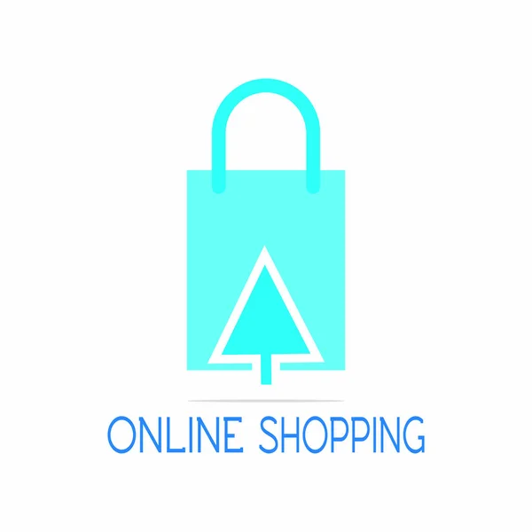 Hintergrund Online-Shopping — Stockvektor