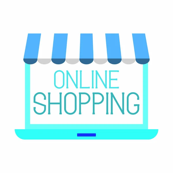 온라인 쇼핑 사이트 — 스톡 벡터