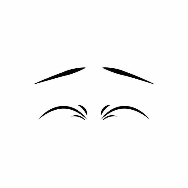 Анотація очей вираз — стоковий вектор