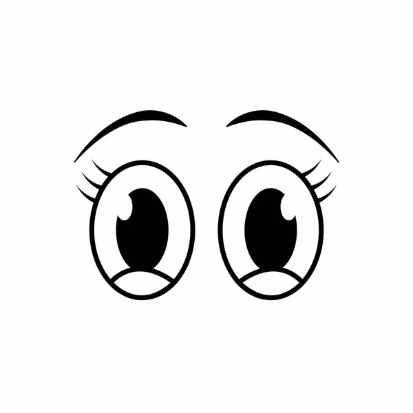 Абстрактное выражение глаз — стоковый вектор
