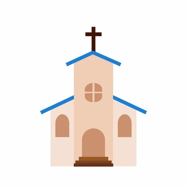 Iglesia linda abstracta — Vector de stock