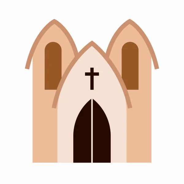 Abstract cute church — Stock Vector