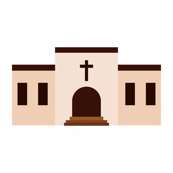 Iglesia linda abstracta — Vector de stock