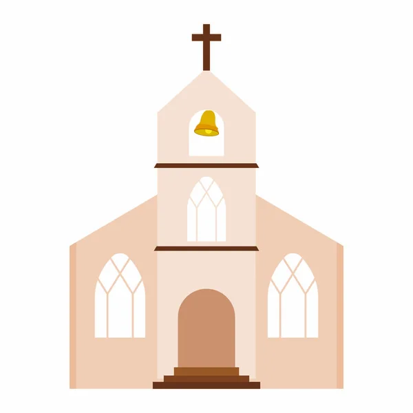 Iglesia linda abstracta — Vector de stock