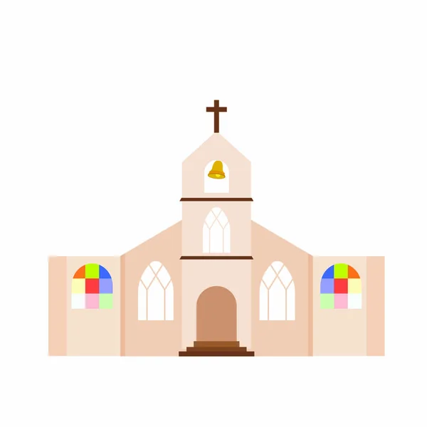 Iglesia linda abstracta — Vector de stock