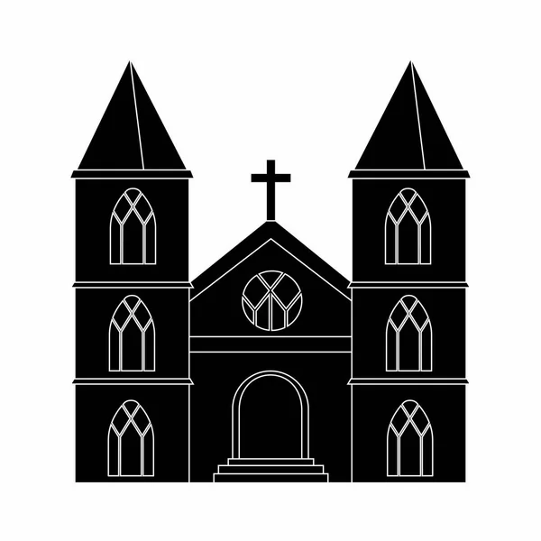 Abstrakte niedliche Kirche — Stockvektor