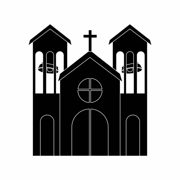 Abstrakte niedliche Kirche — Stockvektor