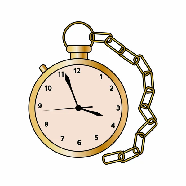 Abstract old clock — Stock Vector