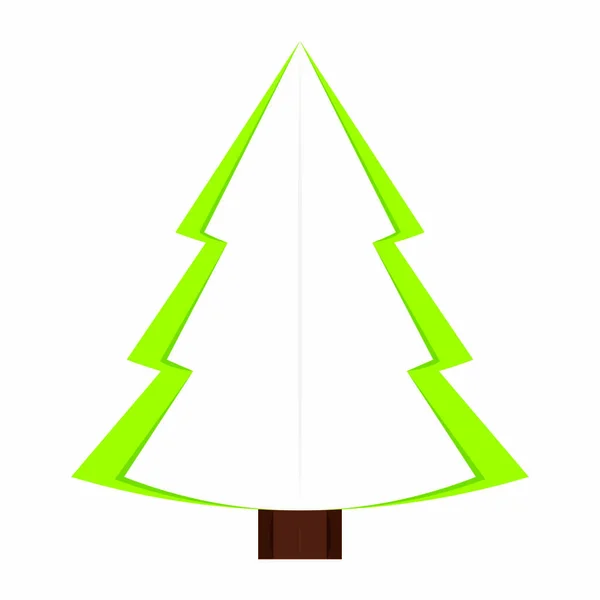 Niedlicher Weihnachtsbaum — Stockvektor