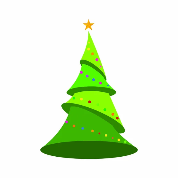 Roztomilý vánoční strom — Stockový vektor