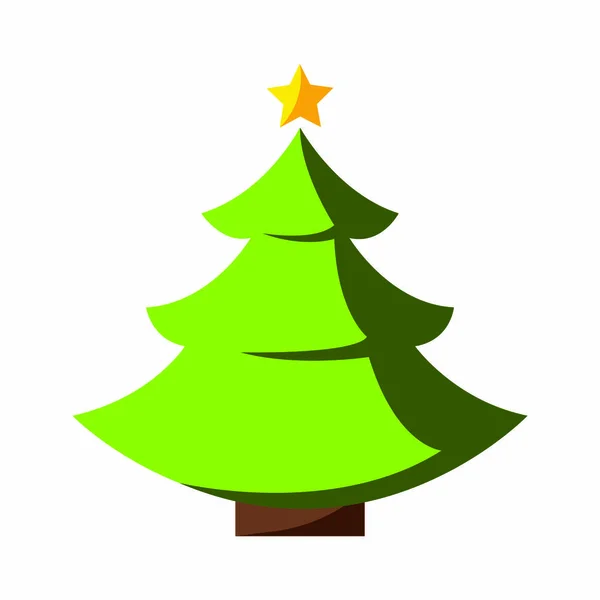かわいいクリスマス ツリー — ストックベクタ
