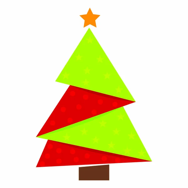 Árvore de Natal bonito — Vetor de Stock