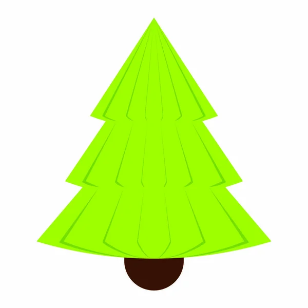 Niedlicher Weihnachtsbaum — Stockvektor
