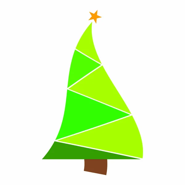かわいいクリスマス ツリー — ストックベクタ