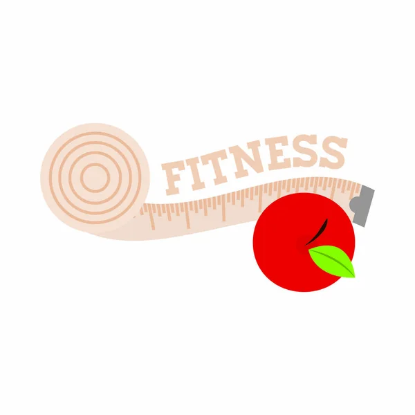 Abstracct fitness simgesi — Stok Vektör