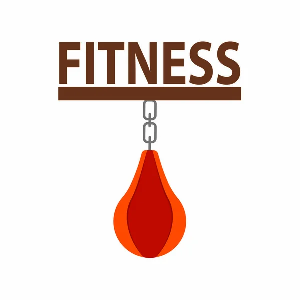 Abstracct fitness pictogram — Stockvector