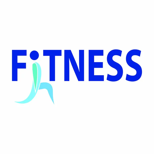 Icône de fitness abstraite — Image vectorielle