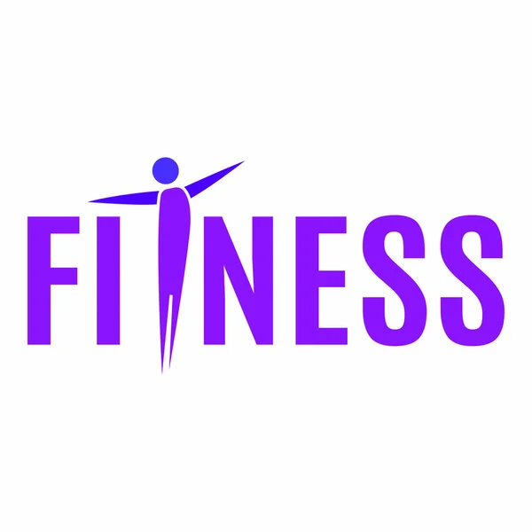 Abstracct fitness ikona — Wektor stockowy