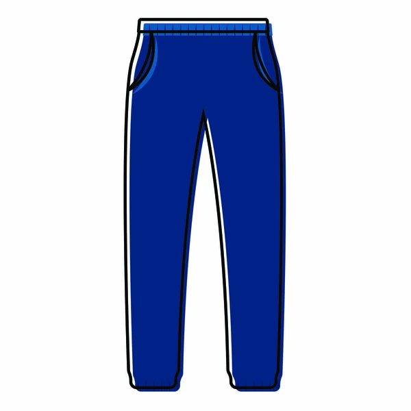 Pantalon d'hiver isolé — Image vectorielle