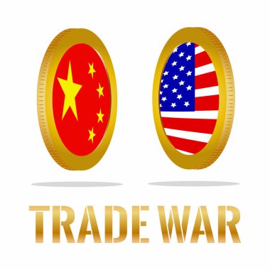 Ticaret savaş arka plan