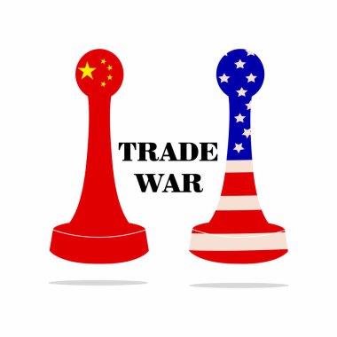 Ticaret savaş arka plan
