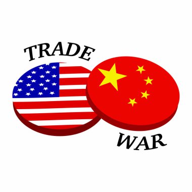 Ticaret savaş arka plan