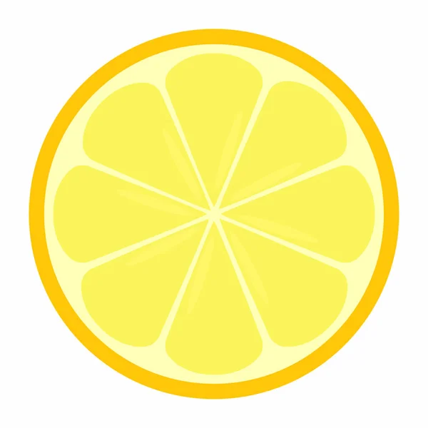 Elkülönített vágott grapefruit — Stock Vector