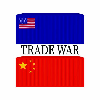 Ticaret savaş arka plan