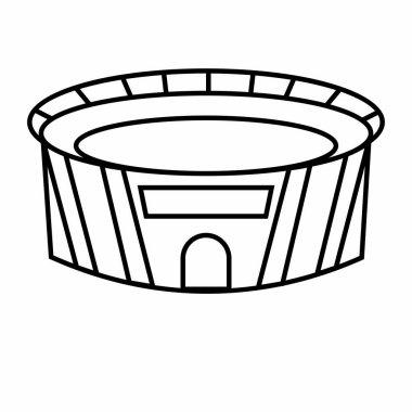 Soyut çizgi film Stadyumu