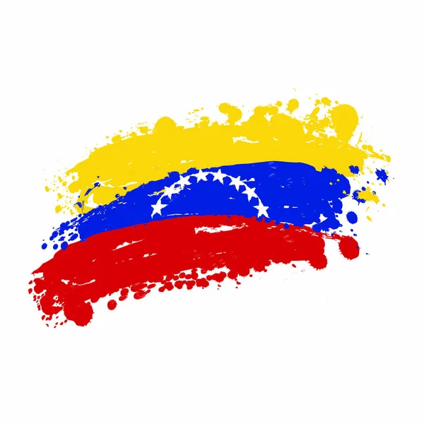 Venezuelas flagga — Stock vektor