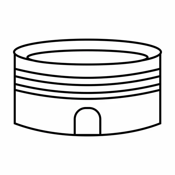 抽象动画片体育场 — 图库矢量图片