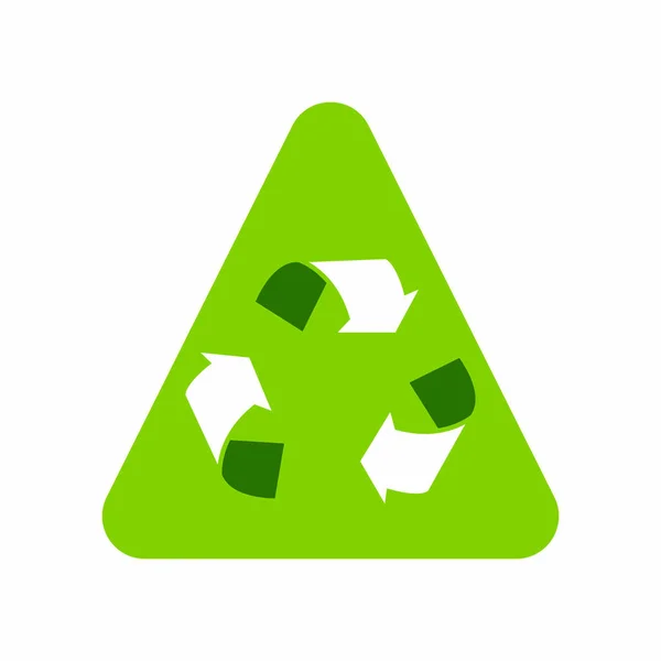Umweltzeichen recyceln — Stockvektor