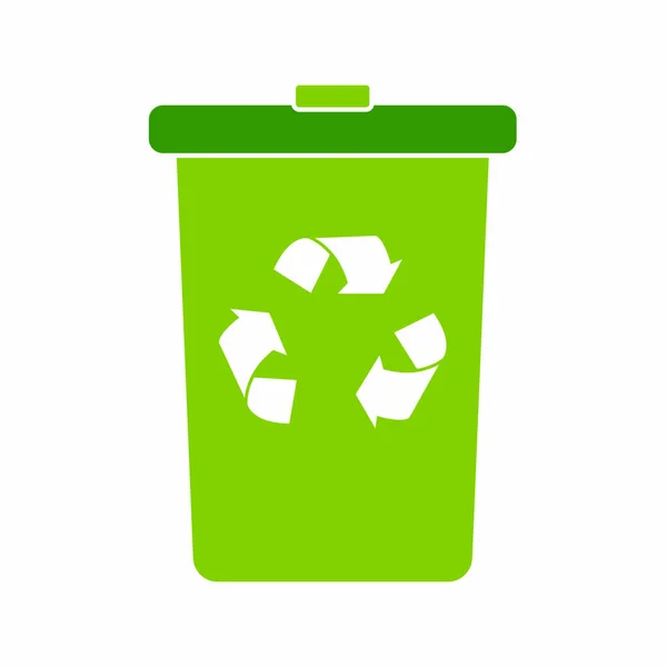 Étiquette environnement recyclage — Image vectorielle