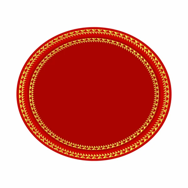 Абстрактная красная метка — стоковый вектор