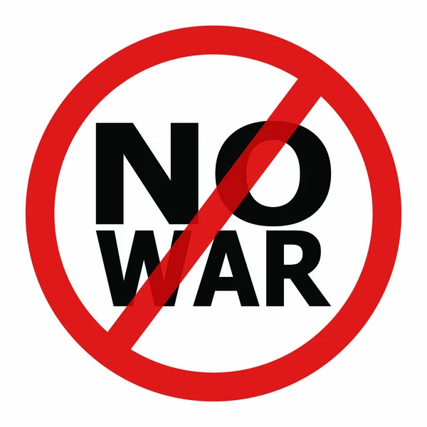 Pas de contexte de guerre — Image vectorielle