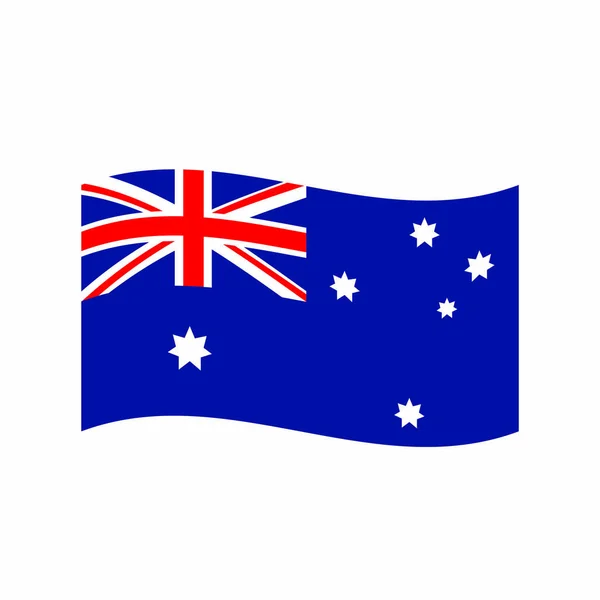 Geïsoleerde Australië vlag — Stockvector