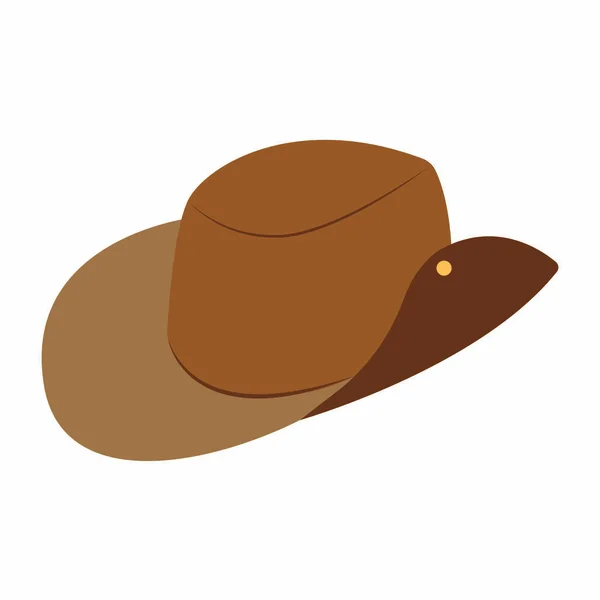 Απομονωμένο Αυστραλό καπέλο — Διανυσματικό Αρχείο