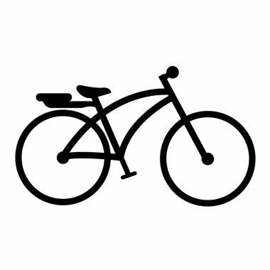 Bir bisiklet yan görünüm