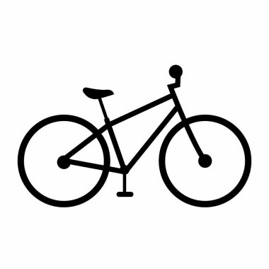 Bir bisiklet yan görünüm